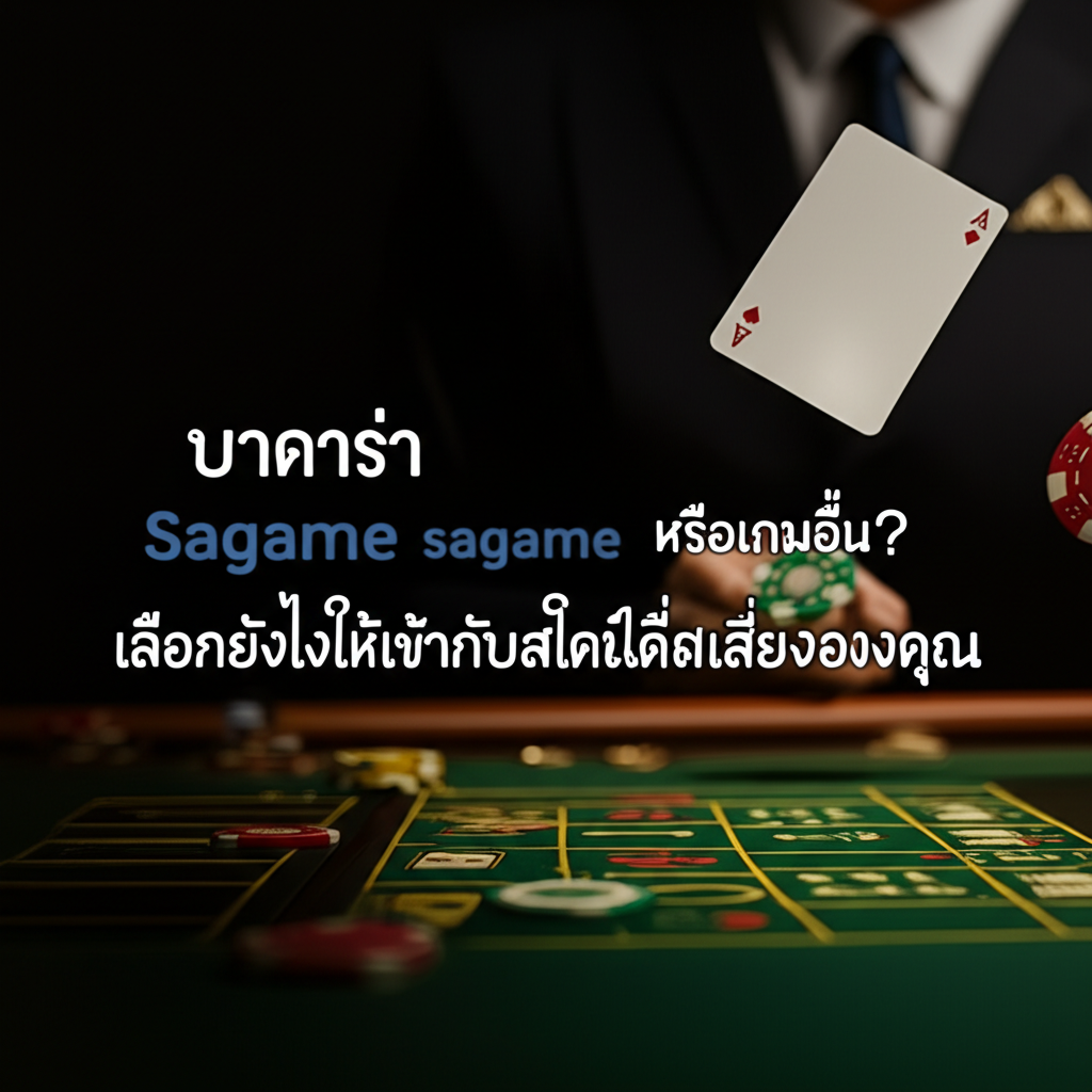 บาคาร่า Sagame หรือเกมอื่น? เลือกยังไงให้เข้ากับสไตล์เสี่ยงของคุณ