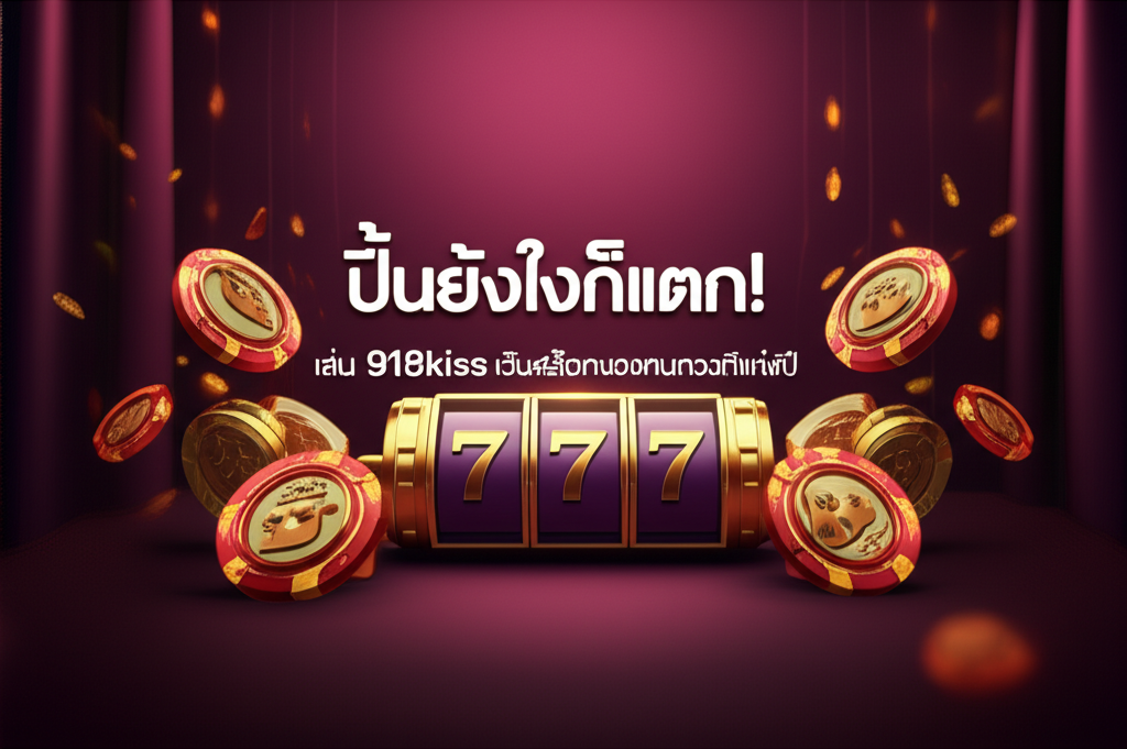 ปั่นยังไงก็แตก! เล่น 918kiss เว็บสล็อตของคนดวงดีแห่งปี